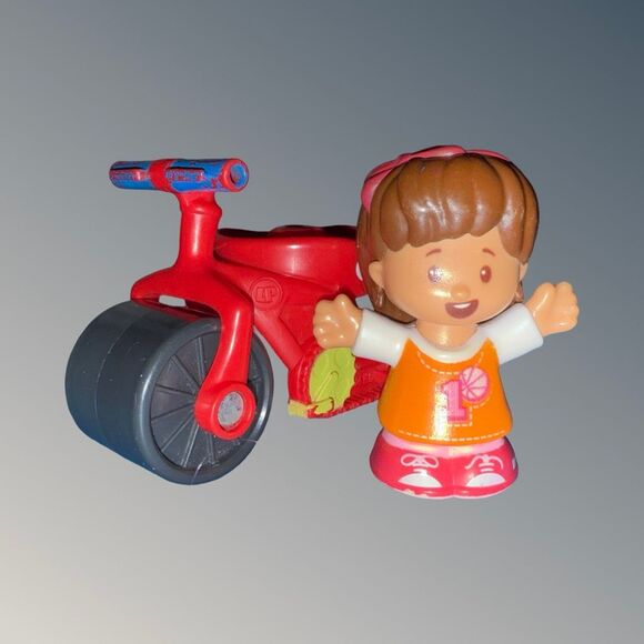 2012 Fisher Price Little People Mia & Bike Cycle A21 - Picture 7 of 7
